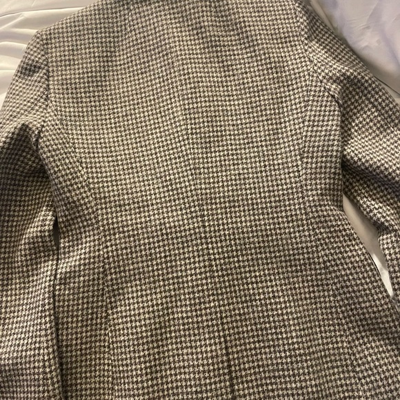 Women's Blazer tan brown size petite 0 Jcrew wool fully lined brand new - Picture 6 of 7